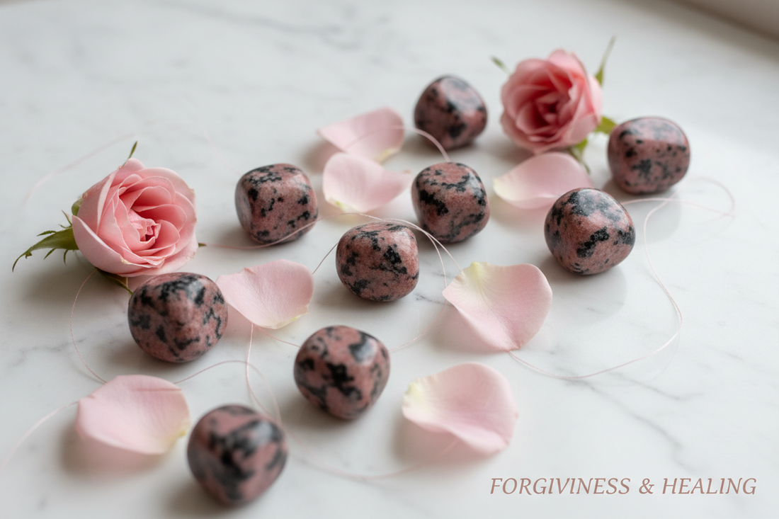 Rhodonite for Trauma: Forgiveness & Emotional Wound Healing