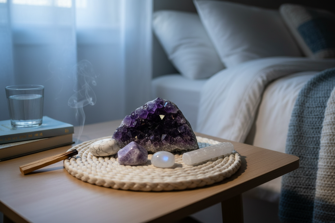 Crystals for Anxiety at Night: Calming Stones for Better Sleep