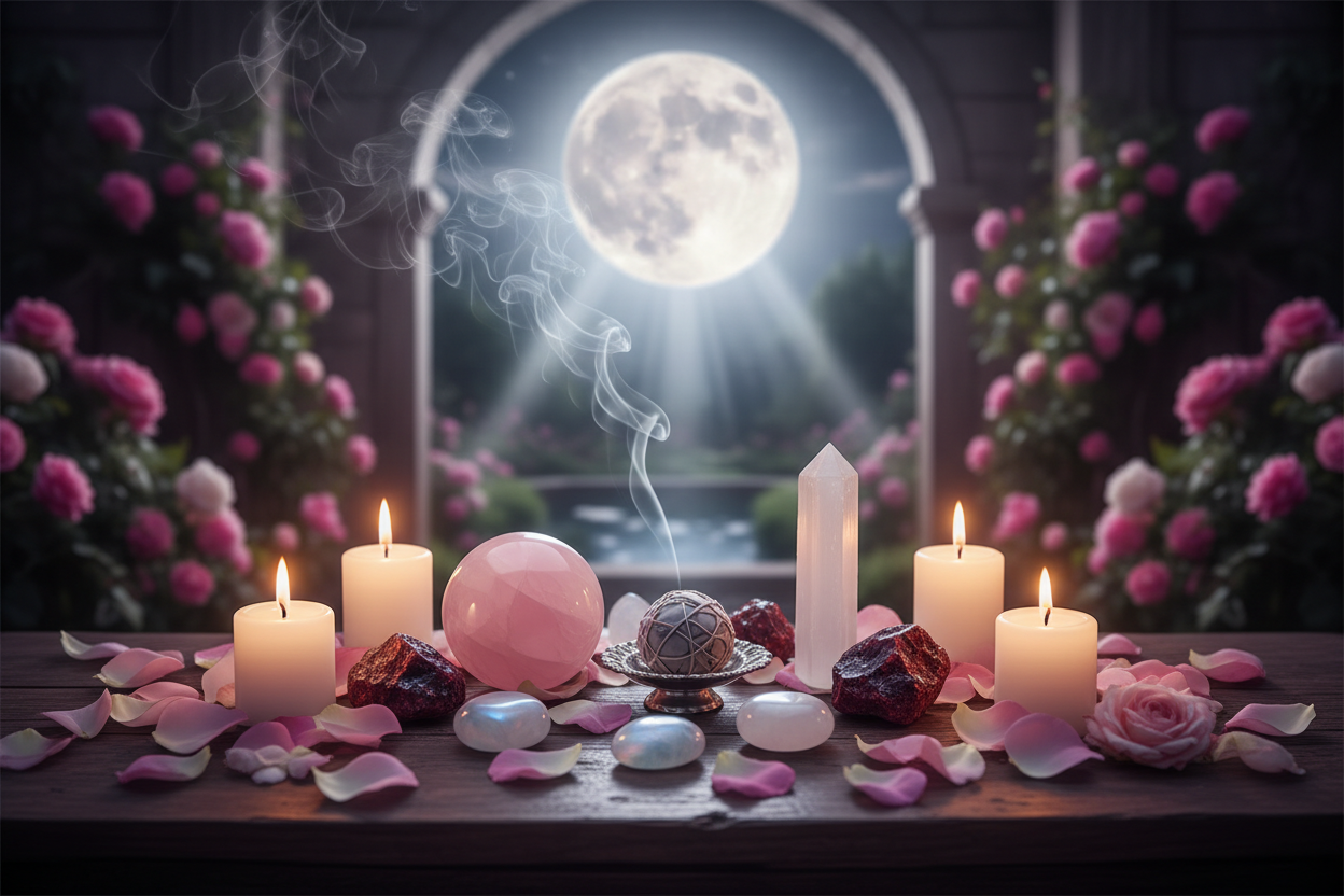 Crystals for Relationship Healing Ritual: Full Moon Love Practice – Gem ...