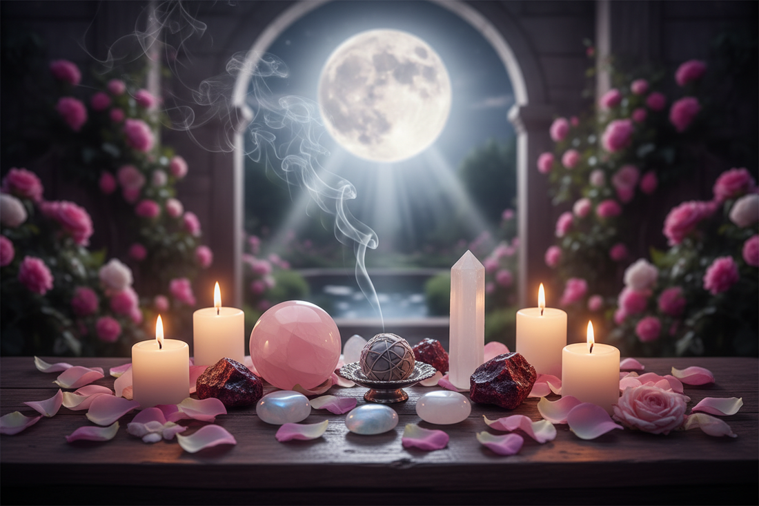 Crystals for Relationship Healing Ritual: Full Moon Love Practice