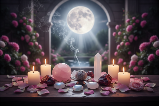 Crystals for Relationship Healing Ritual: Full Moon Love Practice