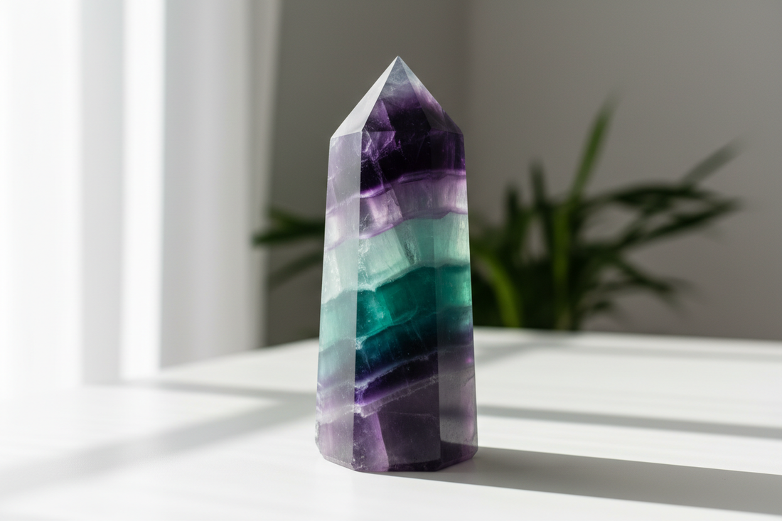 Fluorite for Anxiety: Mental Clarity When Anxiety Clouds the Mind