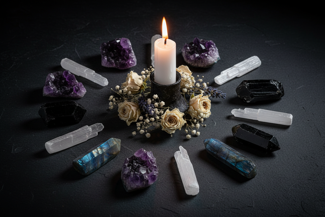 Crystals for Fear of Death: Confronting Mortality with Courage