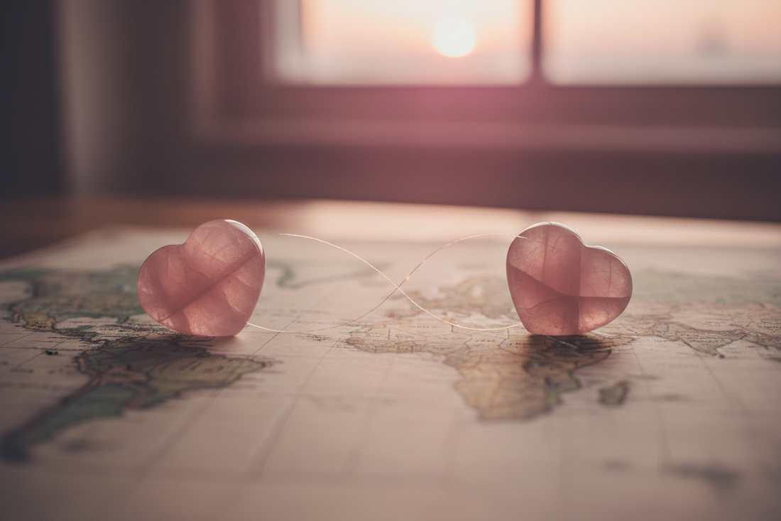 Crystals for Long-Distance Relationships: Connection Across Miles