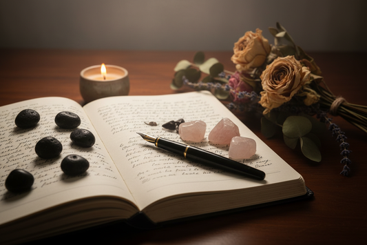 Crystals for Grief Journaling: Writing Through Loss with Stones