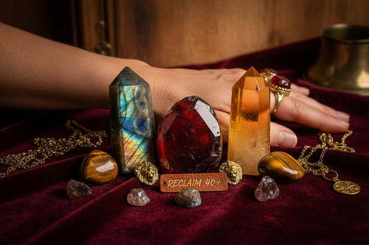 Crystals for Self-Worth in Midlife: Reclaiming Power at 40+