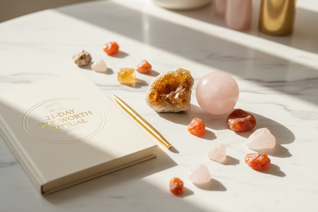 Crystals for Self-Worth Affirmation Practice: 21-Day Guide