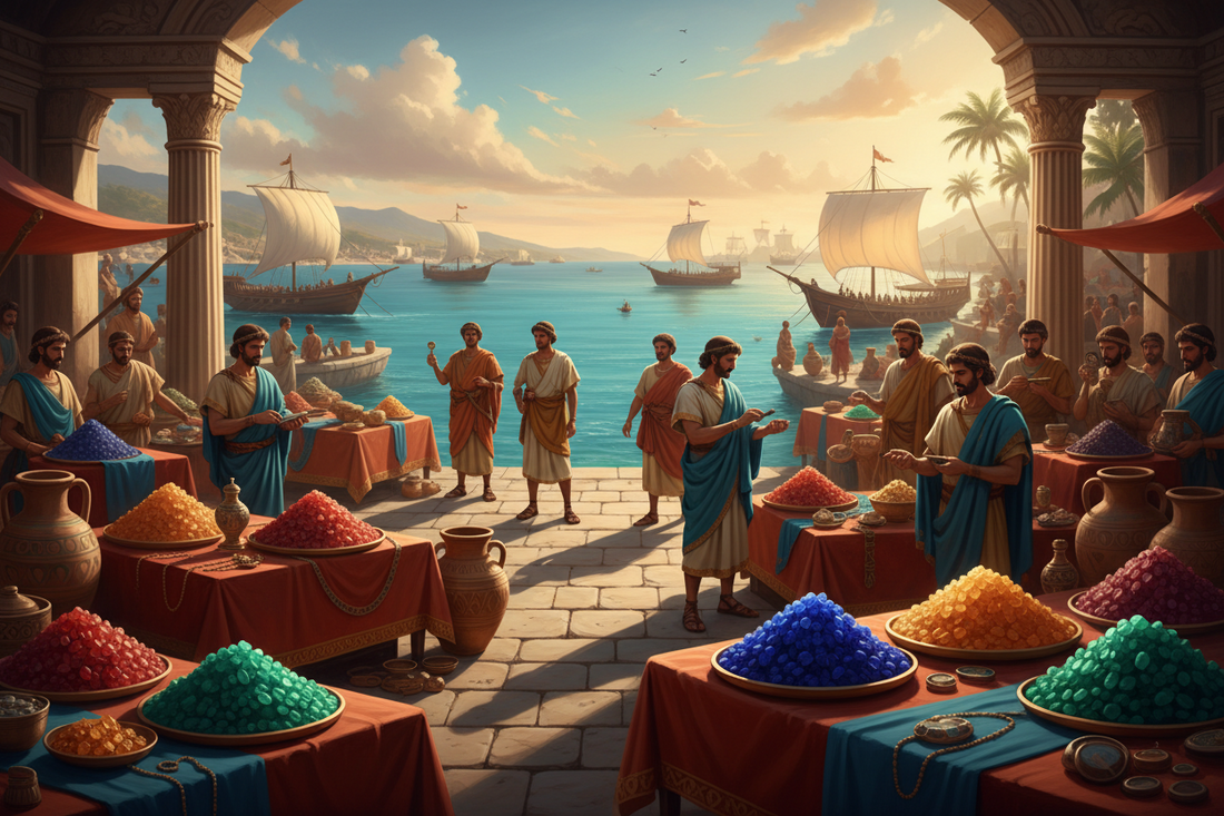 Greek Gemstone Trade: Mediterranean Commerce