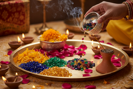 Hindu Gemstone Offerings: Puja & Sacred Giving