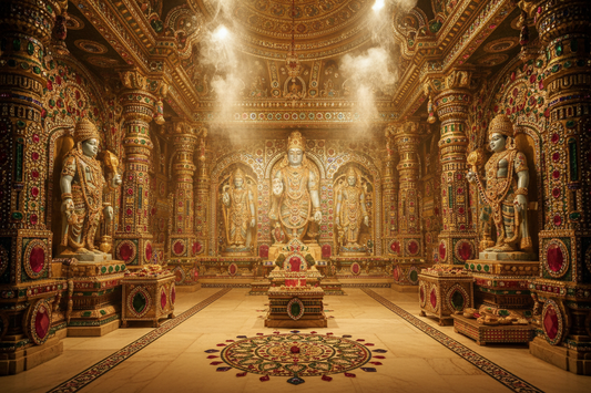 Hindu Temple Gemstones: Decoration & Offering