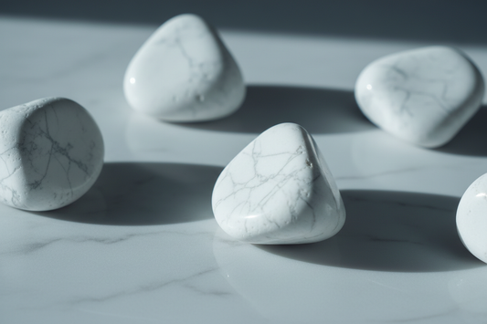 Howlite Mercury Stone: Calm Overthinking & Mental Chatter