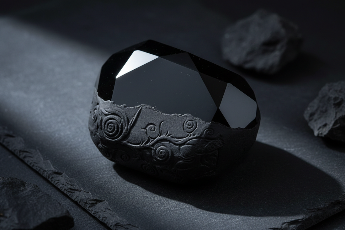 Jet Saturn Crystal: Ancient Protection & Saturnian Authority