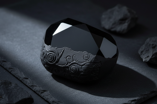 Jet Saturn Crystal: Ancient Protection & Saturnian Authority