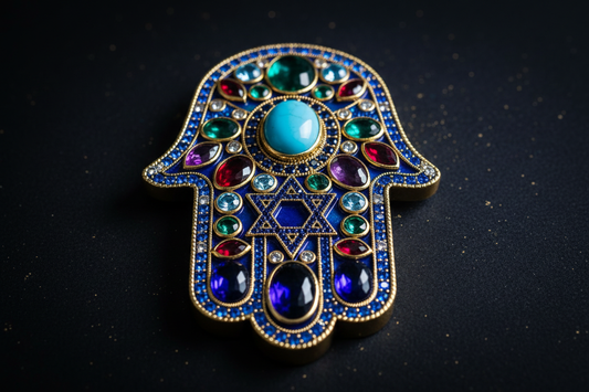 Jewish Gemstone Amulets: Hamsa & Protection