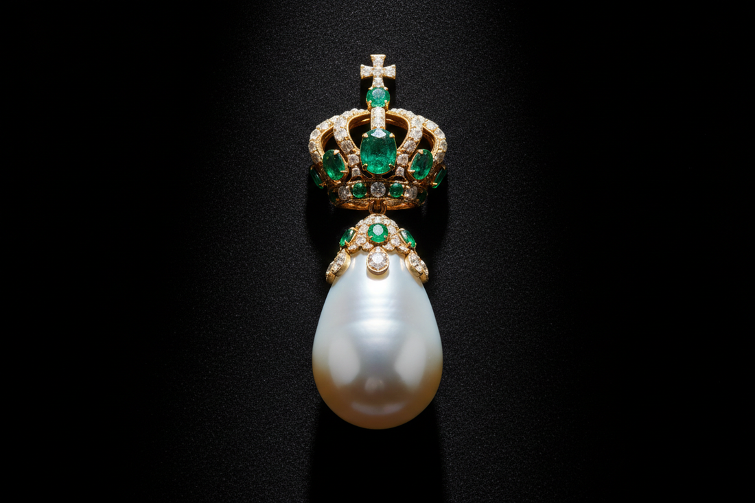 Spanish Crown Jewels: Emerald & Pearl Traditions