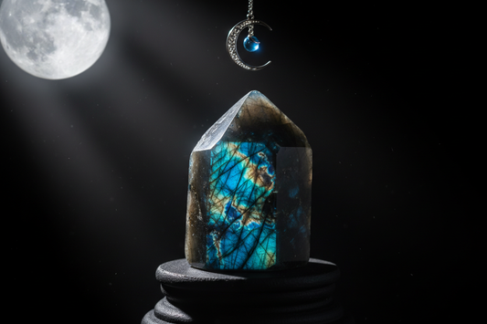 Labradorite Moon Crystal: Psychic Intuition & Lunar Magic