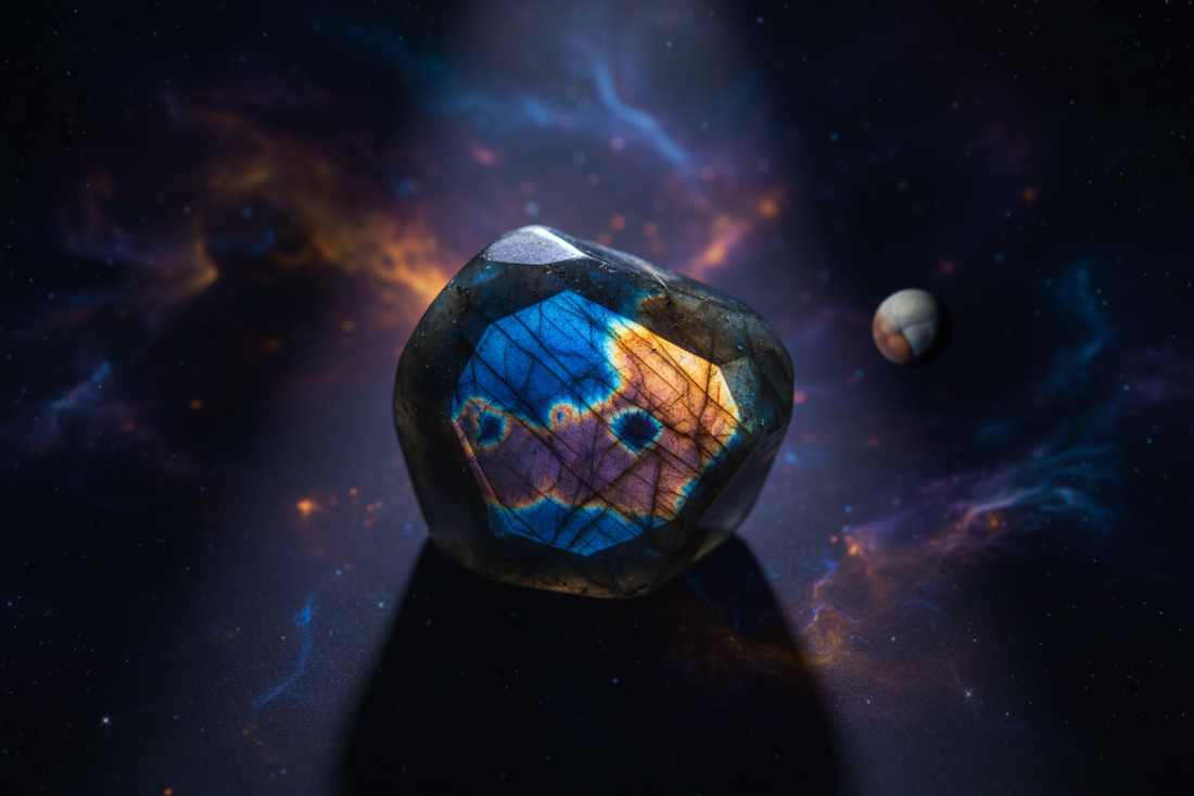 Labradorite Pluto Stone: Death & Rebirth Mystical Transformation