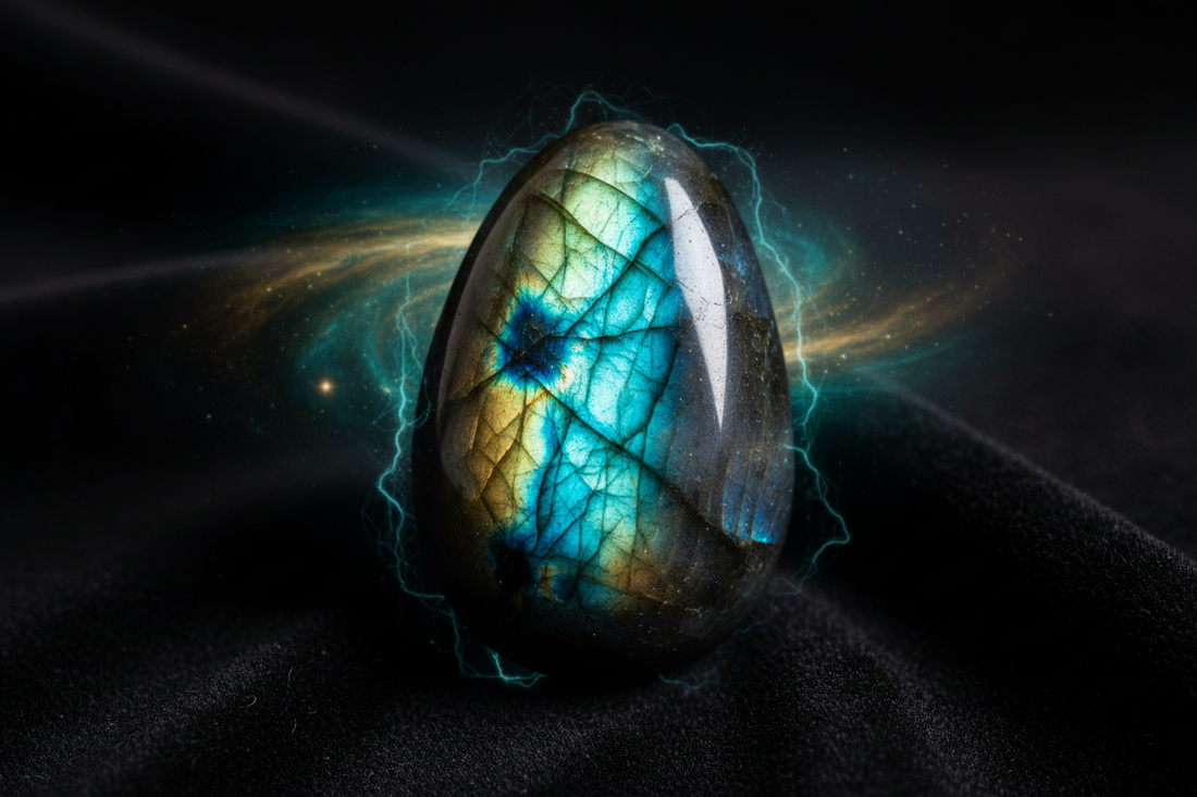 Labradorite Uranus Crystal: Sudden Awakening & Visionary Change