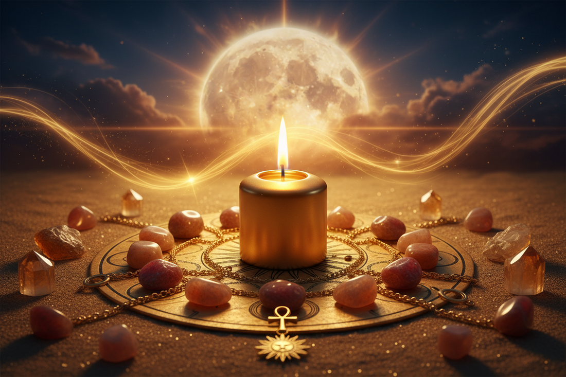 Leo Full Moon Crystals: Solar Rituals for the Lion's Season
