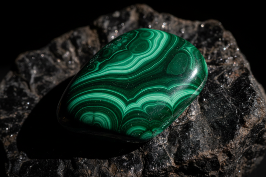 Malachite Pluto Stone: Deep Transformation & Emotional Excavation