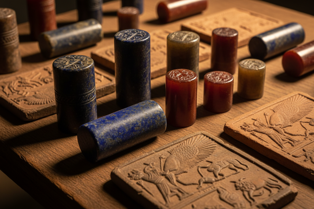 Mesopotamian Cylinder Seals: Gemstone Engraving Art and Sacred Power