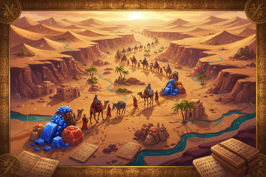 Mesopotamian Gemstone Trade: Ancient Commerce Routes and Sacred Stone Networks