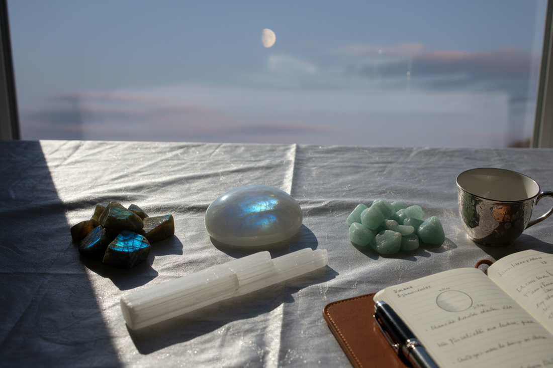 Crystals for Monday Rituals: Harnessing Weekly Lunar Energy