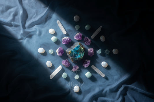 Crystals for Neptune Square (Age 40–42): Spiritual Crisis Guide