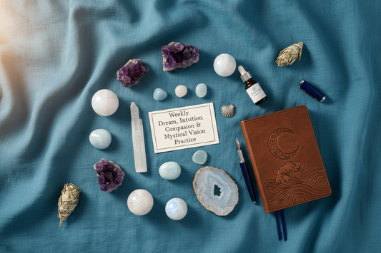 Crystals for Neptune Weekly Ritual: Dream & Intuition Practice