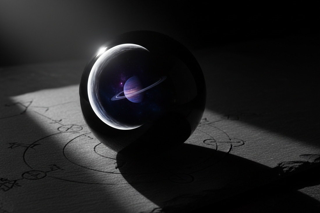 Obsidian Saturn Stone: Shadow Work & Karmic Clearing