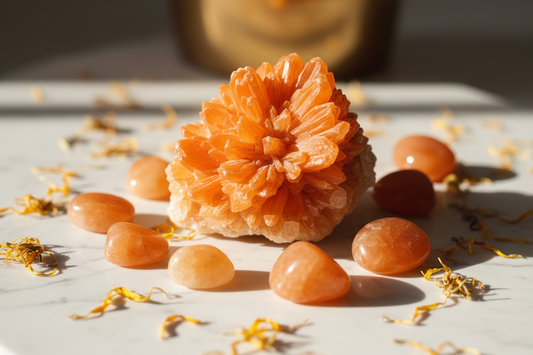 Orange Calcite Sacral Chakra Healing: Joy & Creative Unblocking