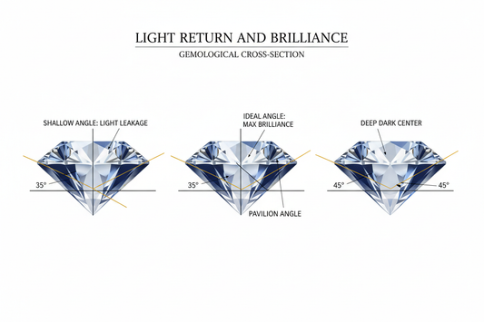 Diamond Pavilion Angle: What It Is & the Optimal Range Guide