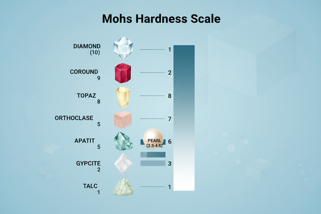 Pearl Hardness: Mohs 2.5-4.5 Explained