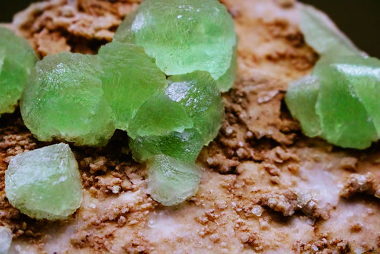 How Density and Crystal Growth Structure Explain Apatite's Internal Patterns
