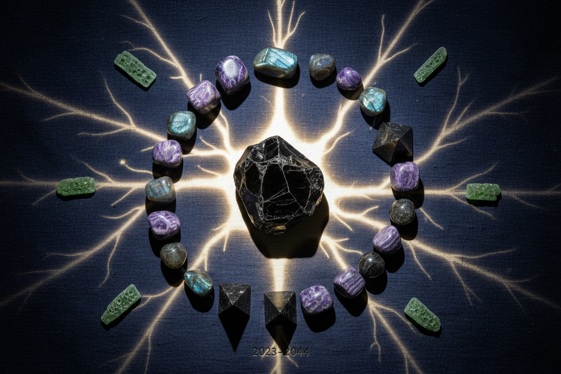Crystals for Pluto in Aquarius (2023–2044): Collective Transformation