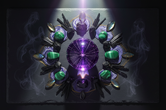 Crystals for Pluto Transits: Navigating Life-Altering Change