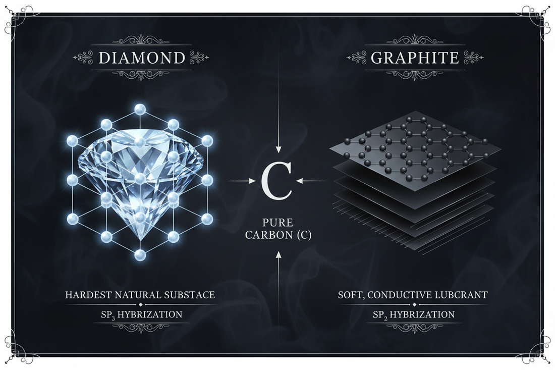 Polymorphism in Gemstones: Diamond vs Graphite Explained