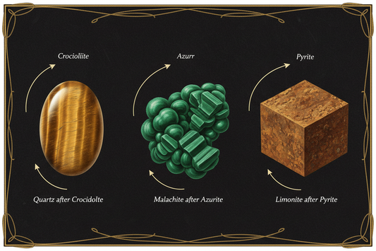Pseudomorphs in Gemstones: When One Mineral Replaces Another
