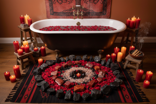 Root Chakra Crystal Bath Ritual: Stones, Salts and Soaking Guide