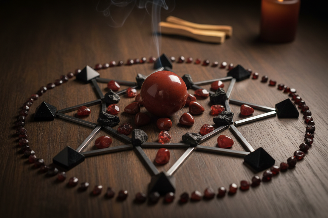 Root Chakra Crystal Grid: How to Build One for Deep Grounding
