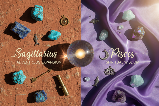 Crystals for Sagittarius & Pisces Jupiter: Dual Jovian Energy Guide