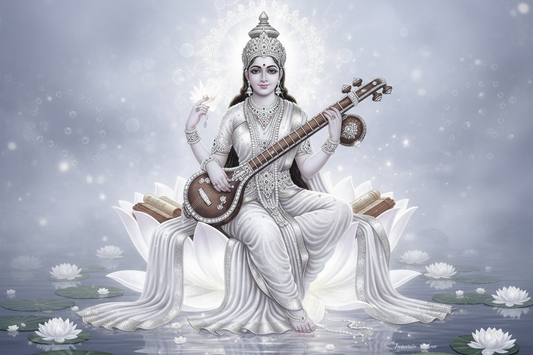Saraswati & Gemstones: Goddess of Wisdom Stones