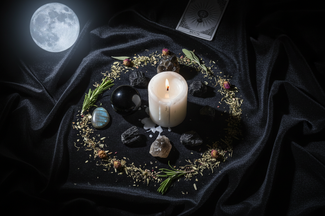 Scorpio Full Moon Crystals: Shadow Work & Transformation Ritual
