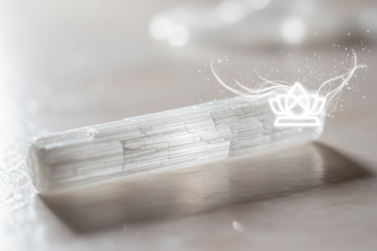 Selenite Crown Chakra: Angelic Connection and Pure Light Energy