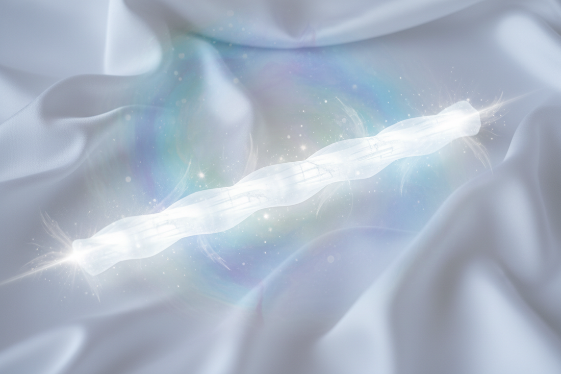 Selenite Neptune Stone: Angelic Connection & Spiritual Clarity