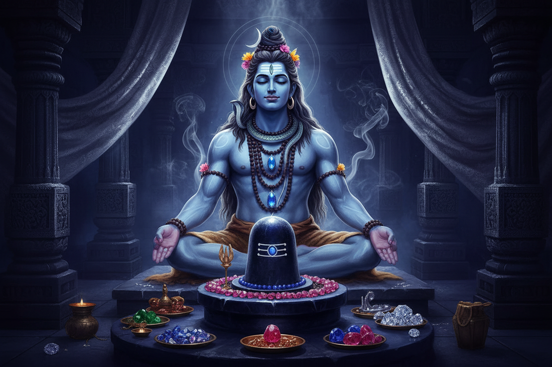 Shiva & Gemstones: Blue Throat & Sacred Stones