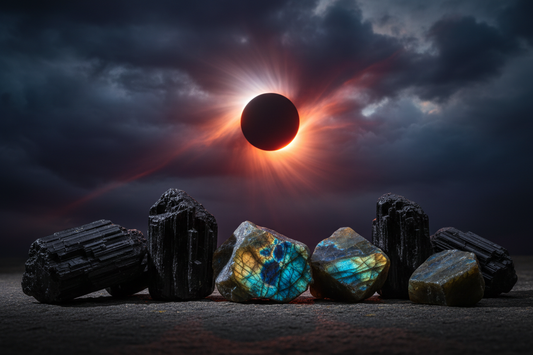 Solar Eclipse Crystals: Protection & Transformation Stones