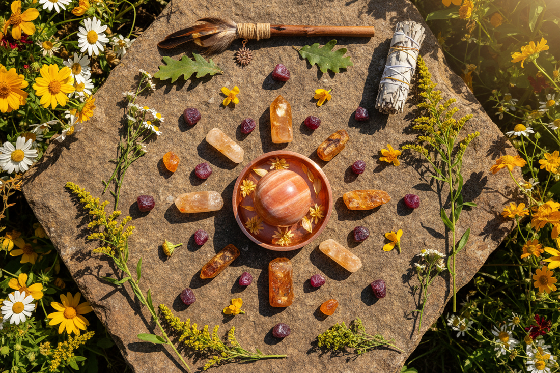Crystals for Summer Solstice: Peak Solar Energy Ritual Guide