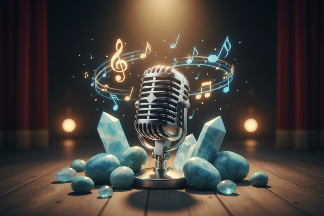 Throat Chakra Crystals for Singers and Musicians