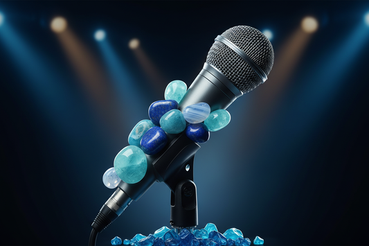 Throat Chakra Crystals for Public Speaking and Presentations